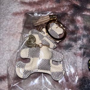 Cute lx inspired teddy bear key chains new